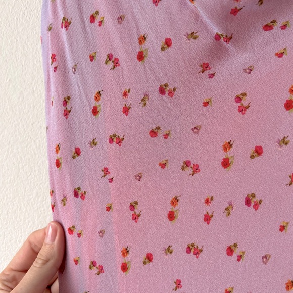 RAT & BOA Simona Purple Rose Floral Slip Dress - Picture 9 of 9